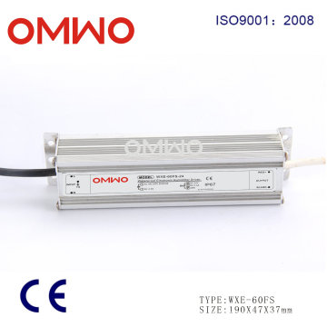 Fuente de alimentación impermeable del conductor del LED 12V 60W